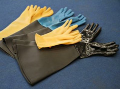 Guanti neoprene sabbiatrici Guanti neoprene sabbiatrici